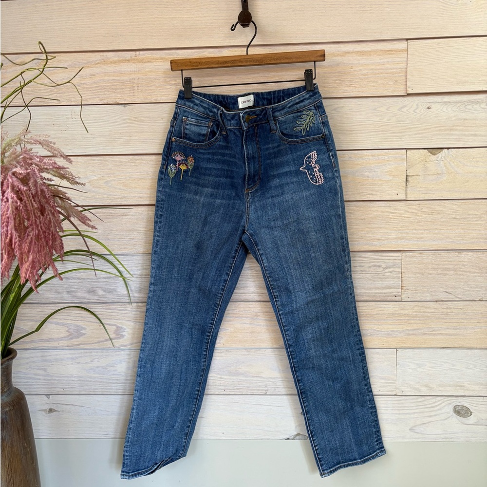 DRIFTWOOD Embroidered Denim Jeans.